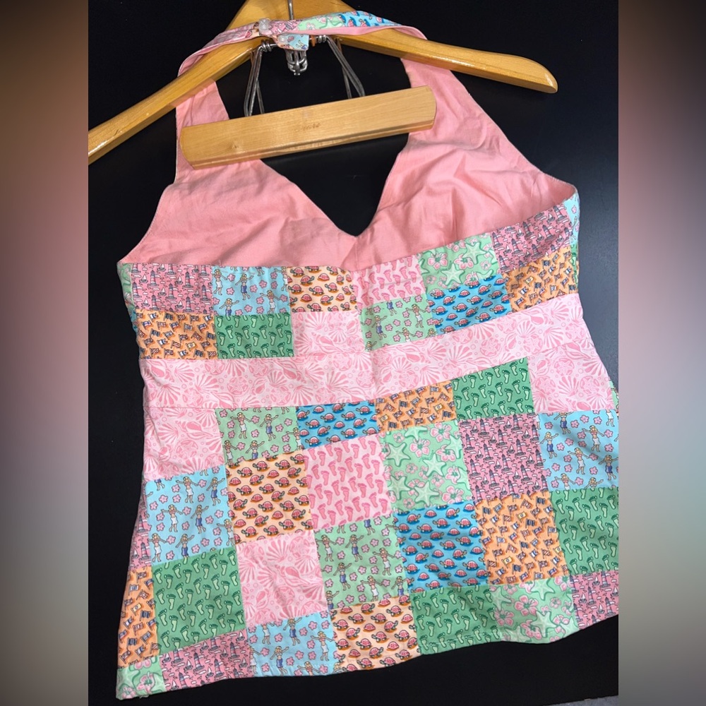 Vineyard Vines Patchwork Vineyard Haven Halter To… - image 6